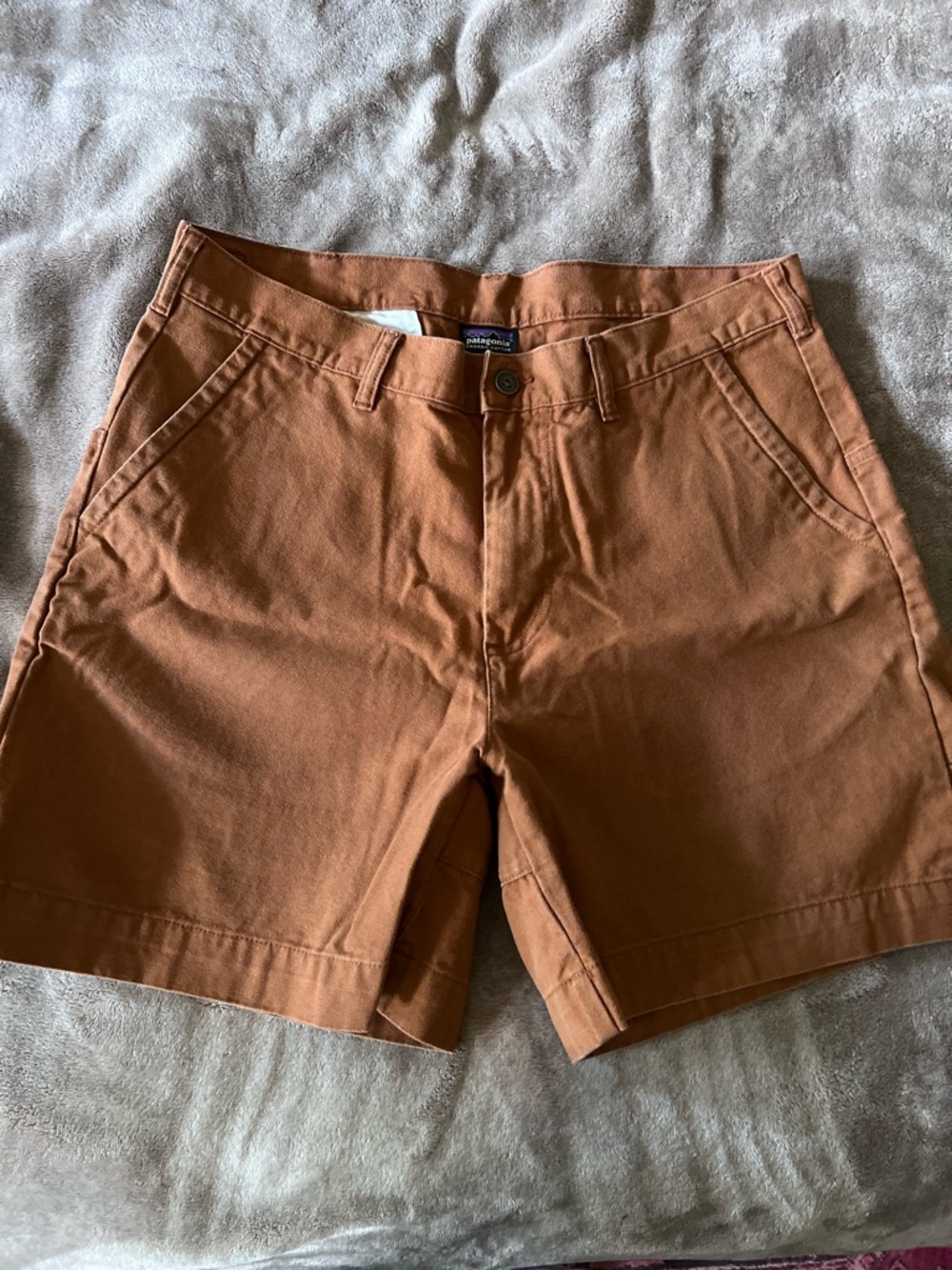 Patagonia Men's Rust Brown Flat-Front Chino Shorts